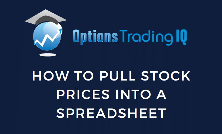 Using googlefinance to import stock prices into a spreadsheet.